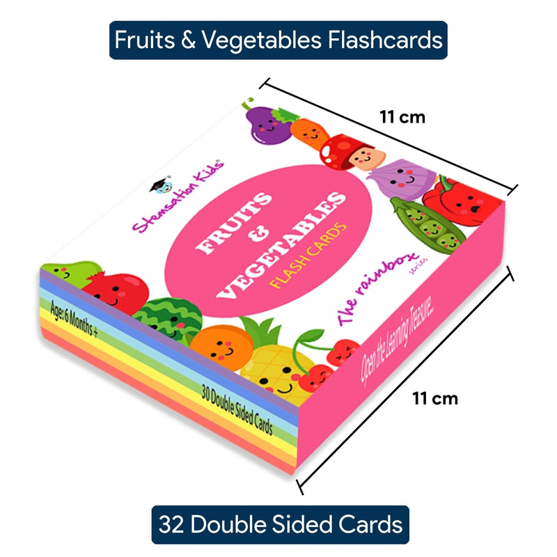 Fruits & Vegetable Double Sided Flash Card