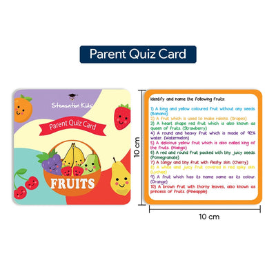 Fruits & Vegetable Double Sided Flash Card