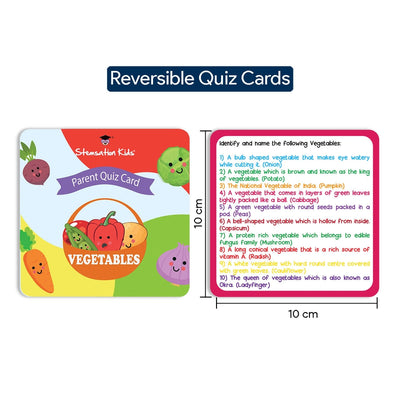 Fruits & Vegetable Double Sided Flash Card