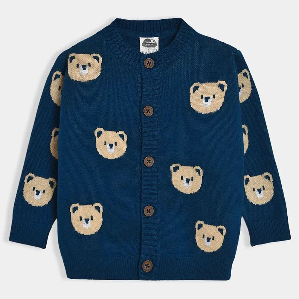 Mi Arcus Full Sleeves Sweater - Cotton Jacquard Knit
