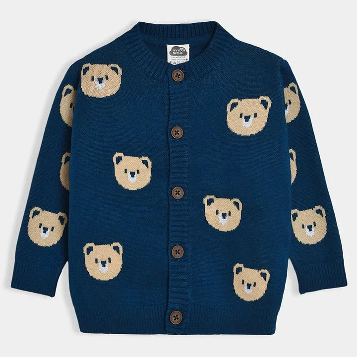 Mi Arcus Full Sleeves Sweater - Cotton Jacquard Knit