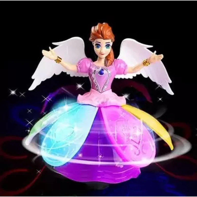 Rotating Angel Girl with Light and Music (3-6 Years)