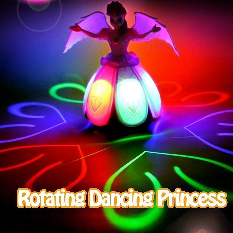 Electric Dance Princess Doll Toy Rotating Projection Light Music Model Dolls