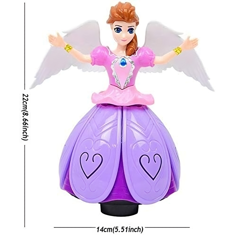 Electric Dance Princess Doll Toy Rotating Projection Light Music Model Dolls