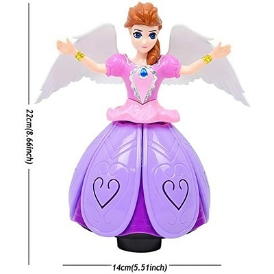 Electric Dance Princess Doll Toy Rotating Projection Light Music Model Dolls