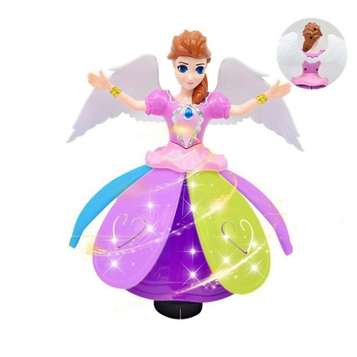 Electric Dance Princess Doll Toy Rotating Projection Light Music Model Dolls