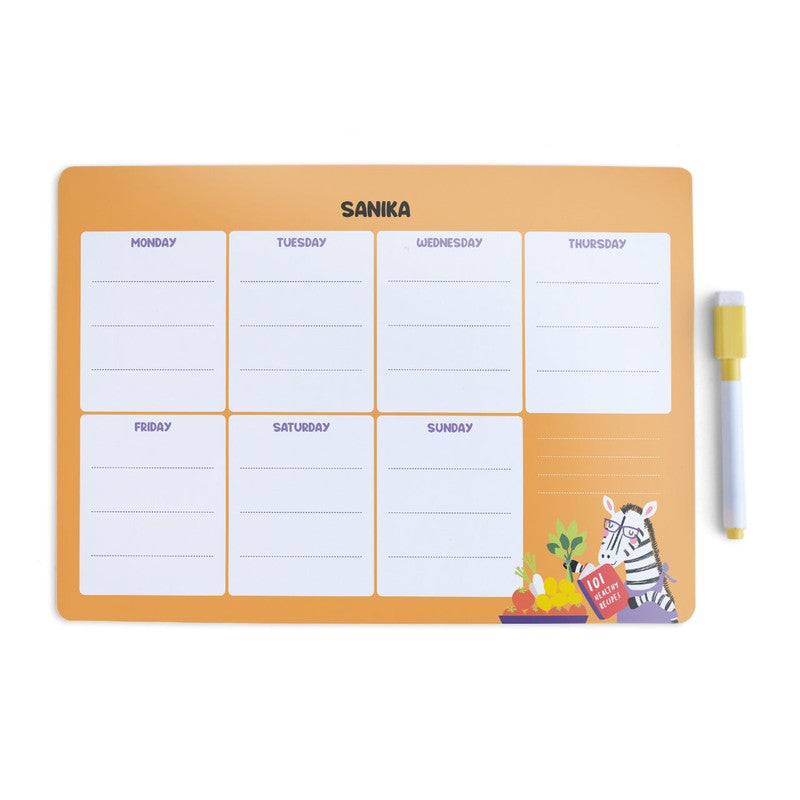 Personalised Magnetic Meal Planner (COD Not Available)