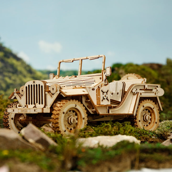 Army Jeep 3D Puzzle - 369 Pcs