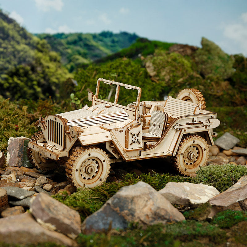 Army Jeep 3D Puzzle - 369 Pcs