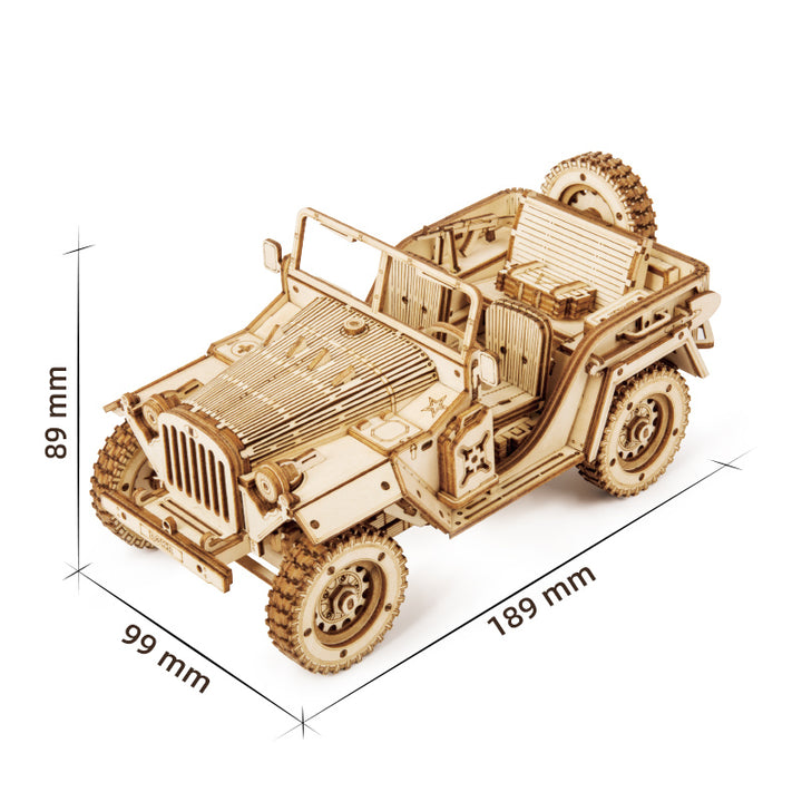 Army Jeep 3D Puzzle - 369 Pcs