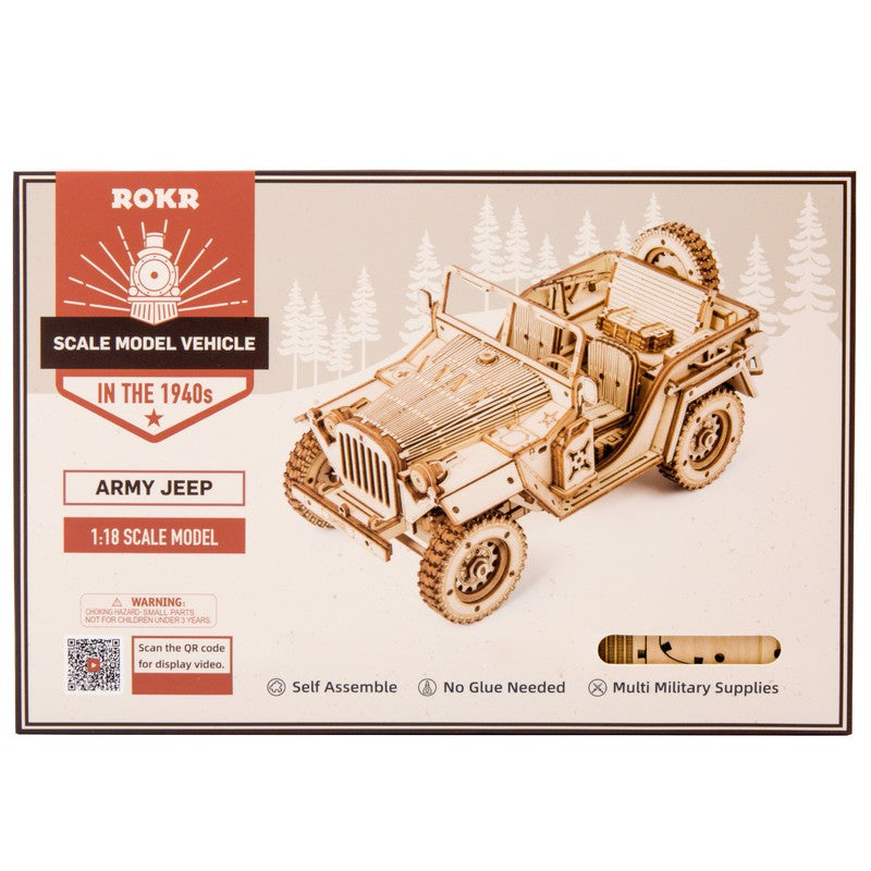 Army Jeep 3D Puzzle - 369 Pcs