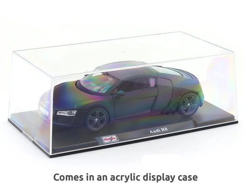 Maisto Original Audi R8 Licensed Diecast Car with Openable Doors (Acrylic Box) | 1:24 Scale Model (14 Years Till Grown Ups)
