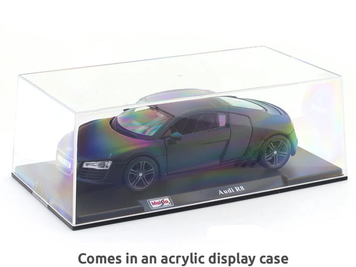 Maisto Original Audi R8 Licensed Diecast Car with Openable Doors (Acrylic Box) | 1:24 Scale Model (14 Years Till Grown Ups)