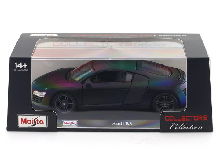 Maisto Original Audi R8 Licensed Diecast Car with Openable Doors (Acrylic Box) | 1:24 Scale Model (14 Years Till Grown Ups)