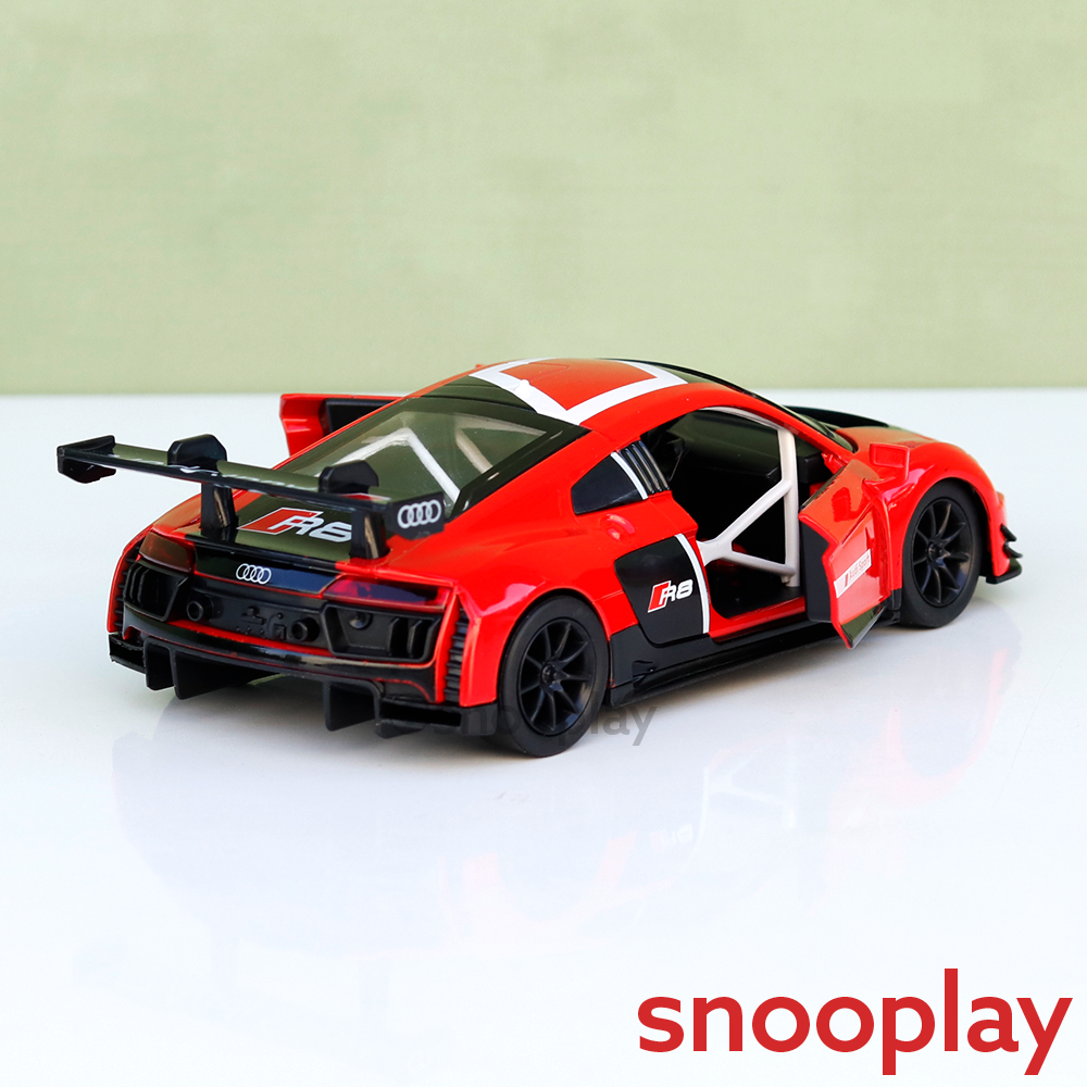 Metal Speed Zone Original Audi R8 LMS Licensed Diecast Car with Openable Parts | 1:24 Scale (14 Years till Grown Ups)