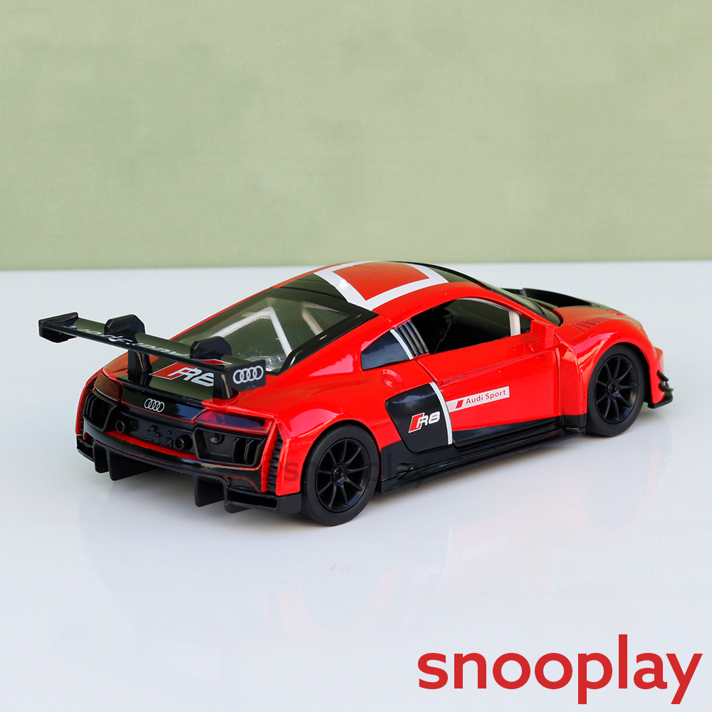 Metal Speed Zone Original Audi R8 LMS Licensed Diecast Car with Openable Parts | 1:24 Scale (14 Years till Grown Ups)
