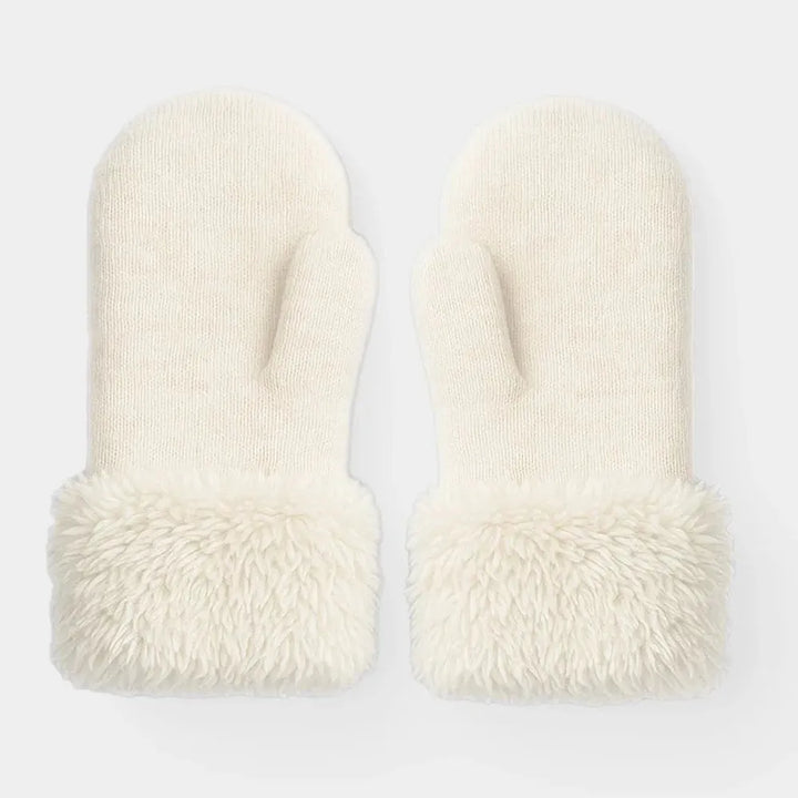 Mi Arcus Rib Knit Cap & Mitten Set