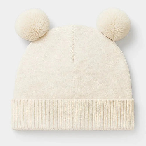 Mi Arcus Rib Knit Cap & Mitten Set