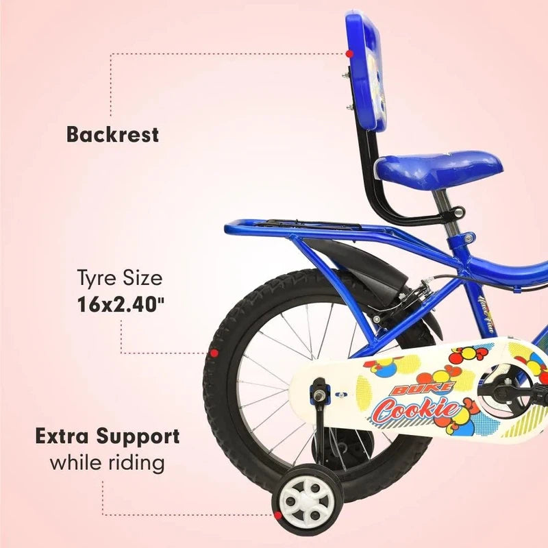 Cokkie 16T Bicycle | Spinel Blue Glossy |(COD not Available)