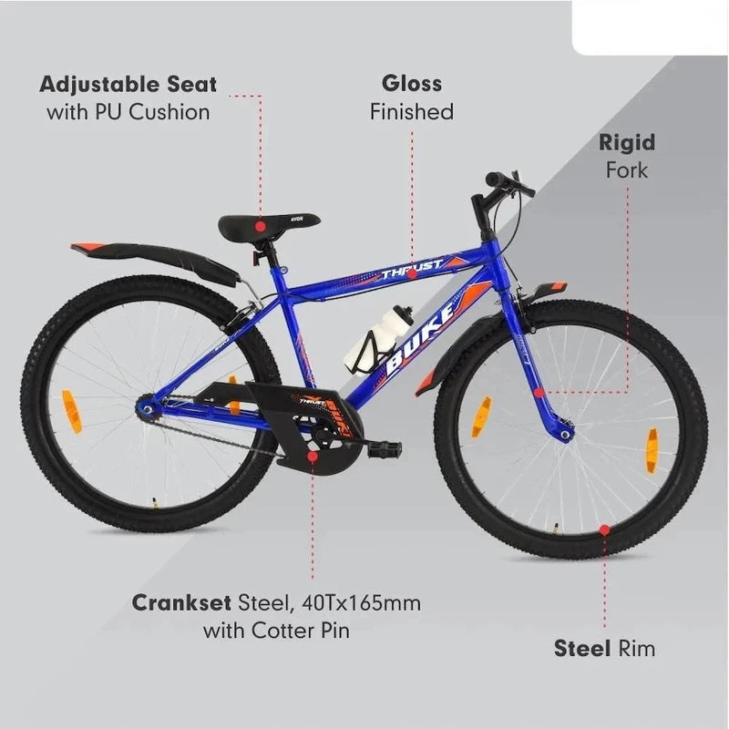 Thrust 26T Bicycle | Spinel Blue Glossy | (COD not Available)