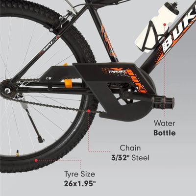 Thrust 26T Bicycle | Black Matt | (COD not Available)