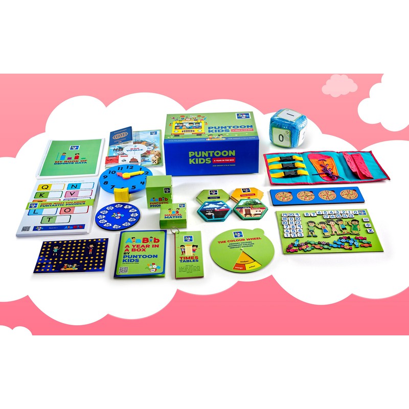 A Year In the Box | Early Learning Educational Activity Kit For Kids 5-6 Years