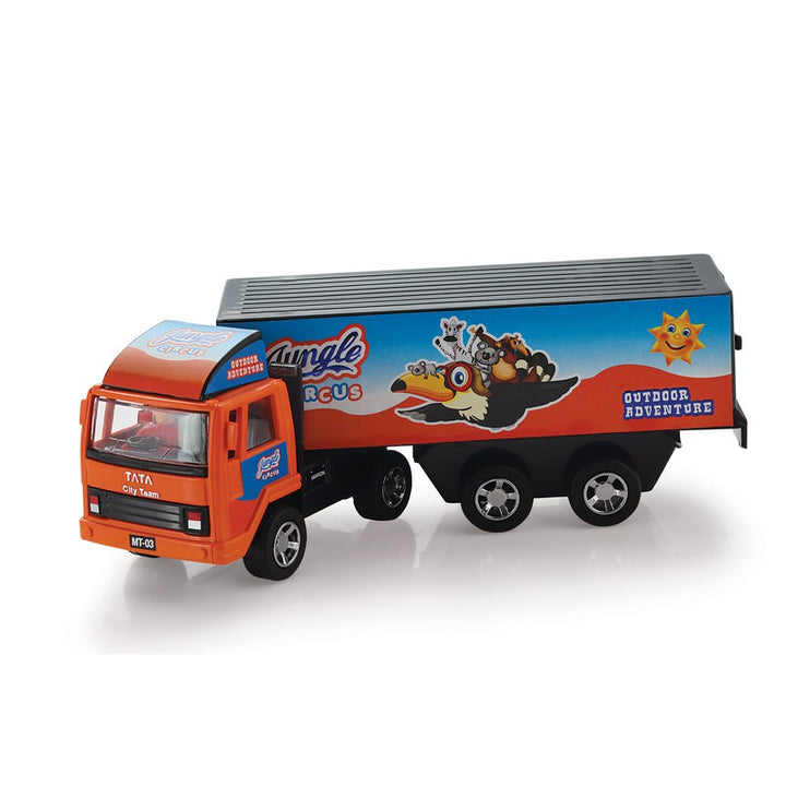 Cargo Carrier Truck Pull Back Spring Action Race Toy (Assorted Colours)