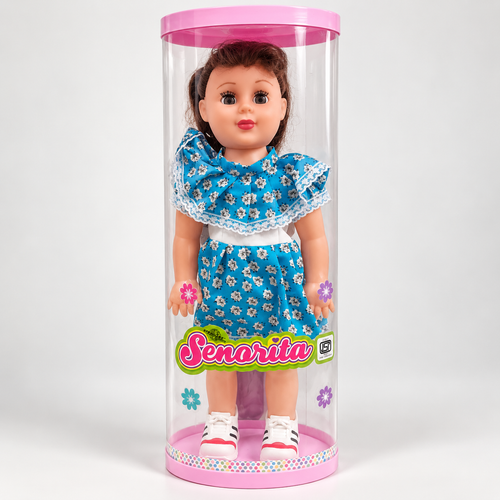 Senorita Fashion Doll in Dress | Stylish Pretend Play Doll for Kids | Dress-Up & Role Play Toy