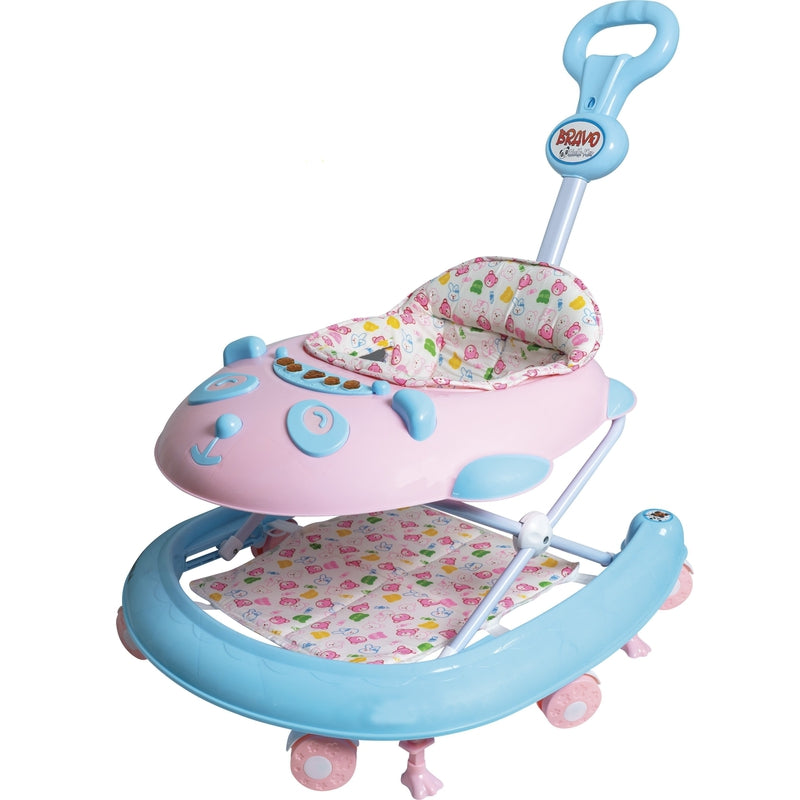 Bravo Musical Activity Walker (Pink and Blue)