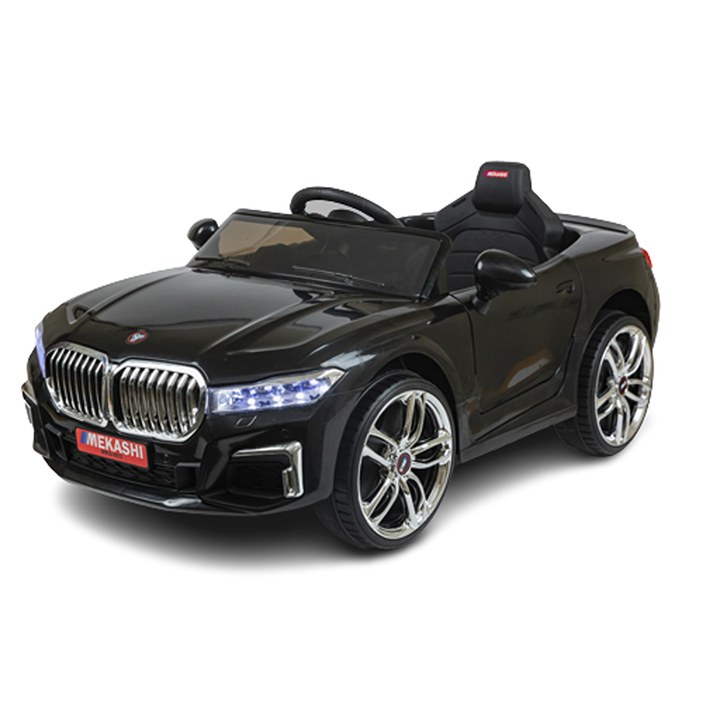 Ride-on | Battery Operated Car with LED Headlights & Rearlights | MKS_003(D) | Black | COD not Available