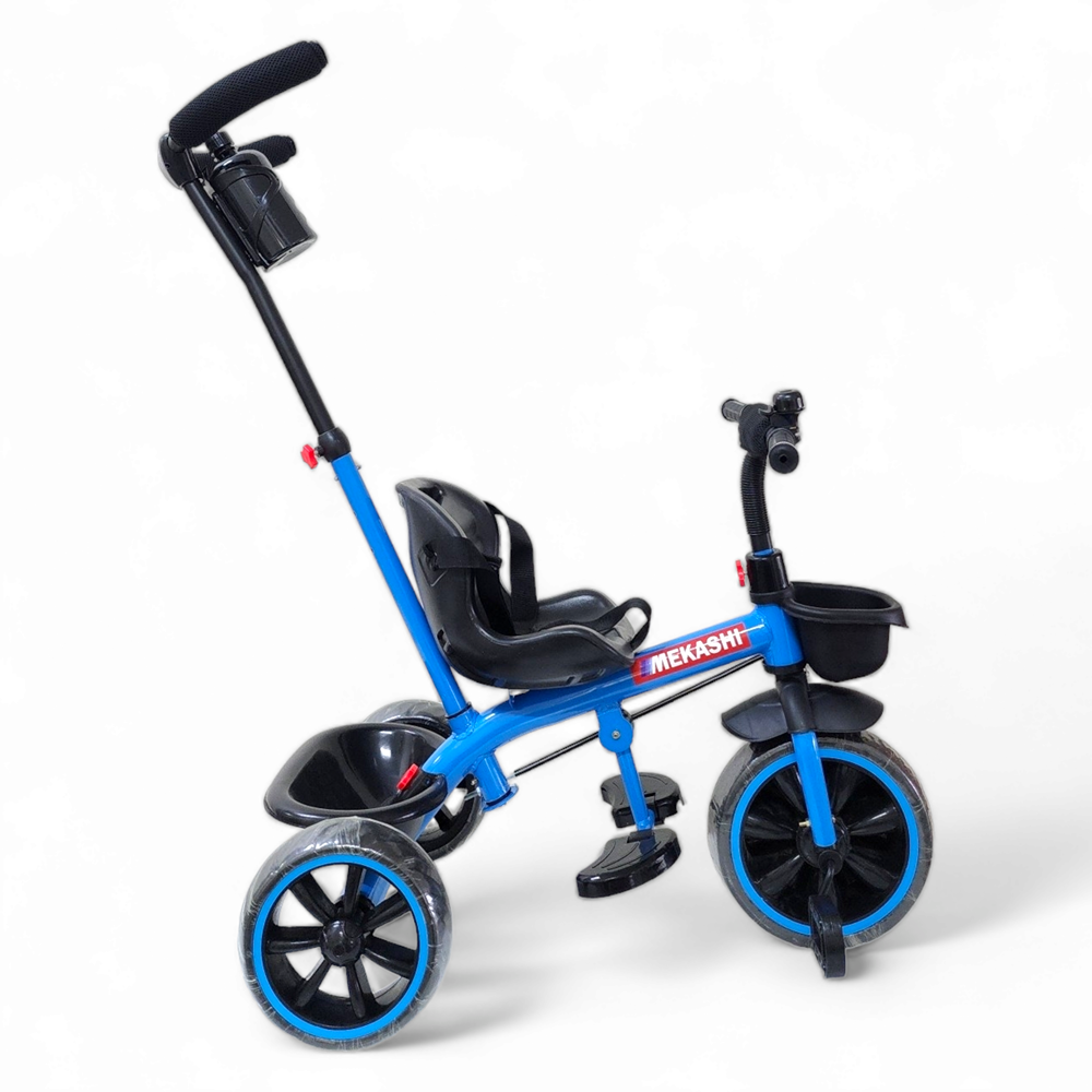 T002 RW Baby Tricycle with Parental Handle | Blue | COD not Available