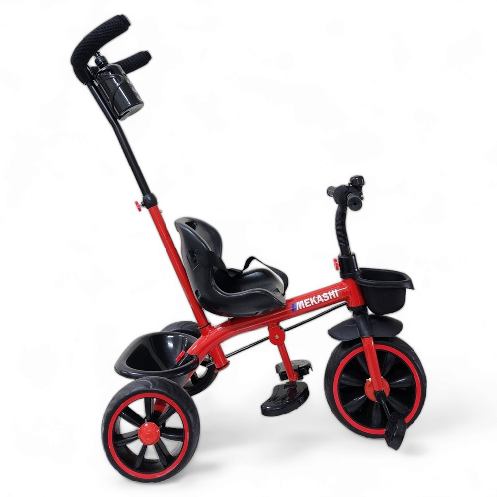 T002 RW Baby Tricycle with Parental Handle | Red | COD not Available