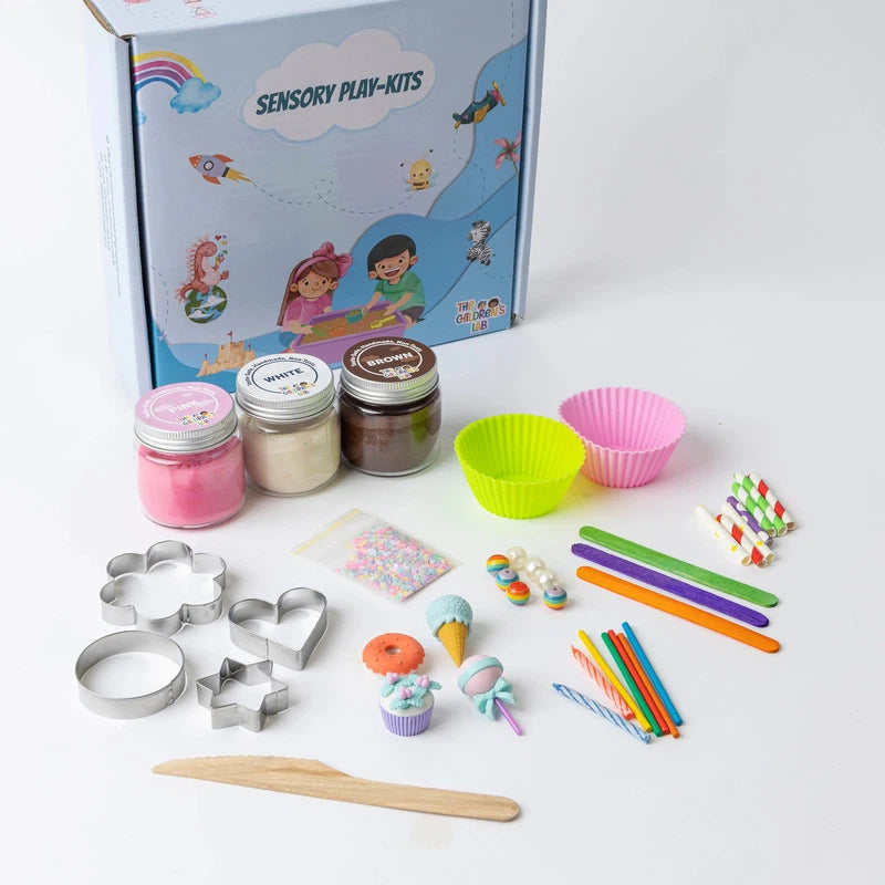 DIY Candy and Cupcake Activity Kit | Candy Clay Kit | Candy Land Theme Toys | 2 to 6 Years