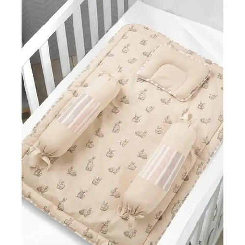 Mi Arcus 4 Pieces Bedding Set - Mattress, Bolsters & Baby Pillow