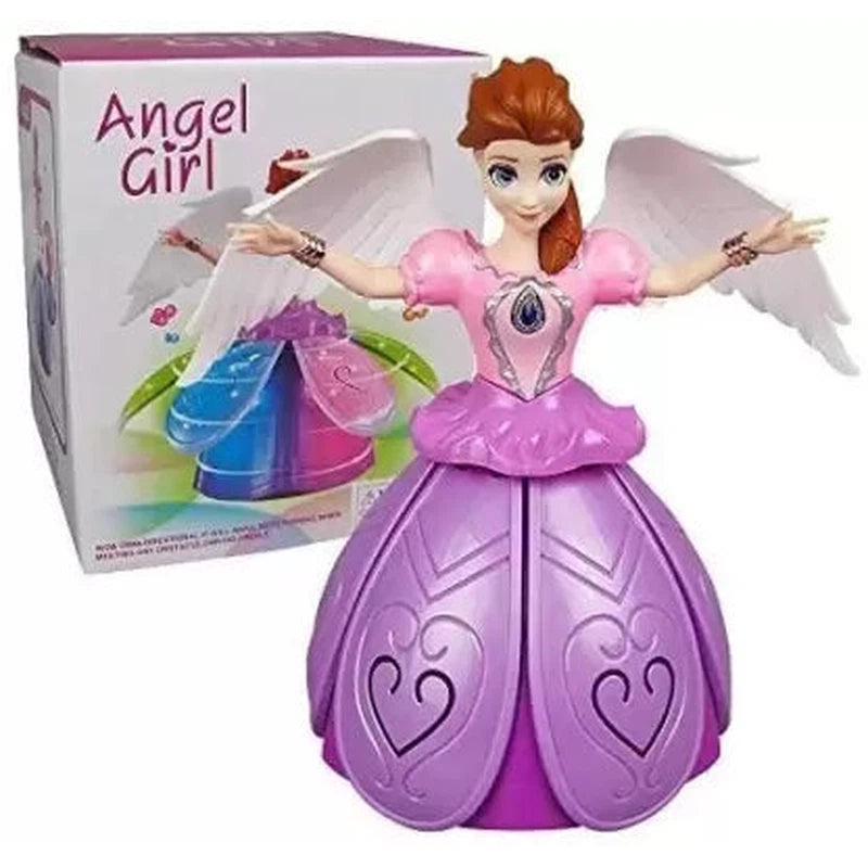 Rotating Angel Girl with Light and Music (3-6 Years)