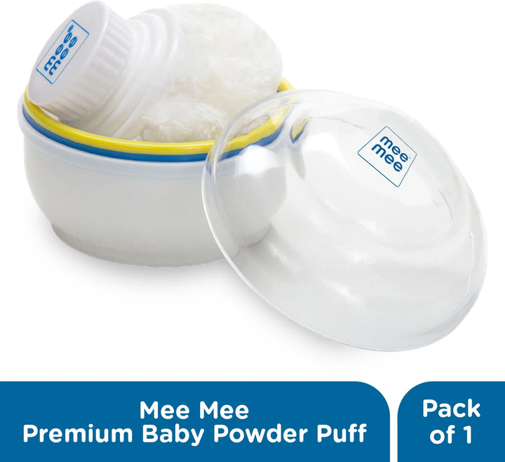 Mee Mee Premium Powder Puff with Powder Storage