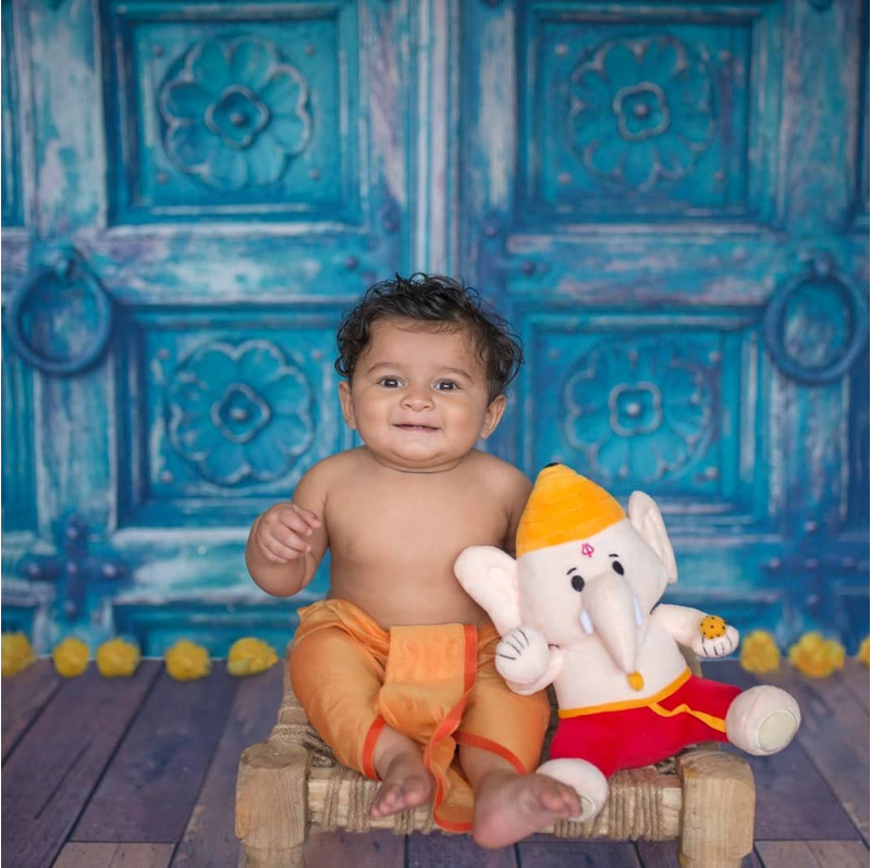 Baby Ganesh (Small 7") Mantra Singing Plush Toy