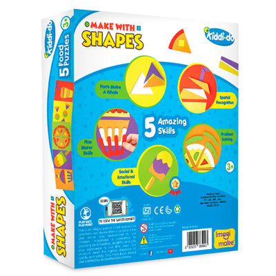 Make with Shapes - Food Theme - Puzzle