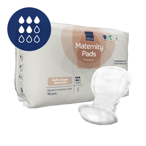 Abena (Bambo Nature) Maternity Pads Premium - 15 Pieces