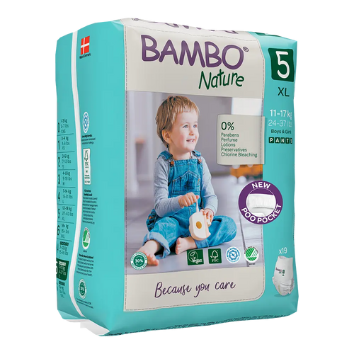 Bambo Nature (5-XL) Pants | 19 Pants | 11-17 Kg | 24-37 lbs