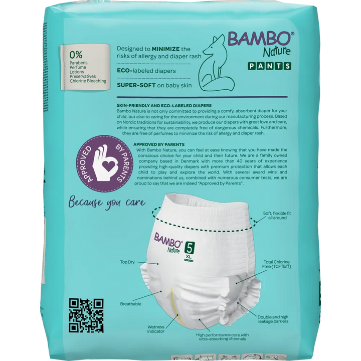 Bambo Nature (5-XL) Pants | 19 Pants | 11-17 Kg | 24-37 lbs