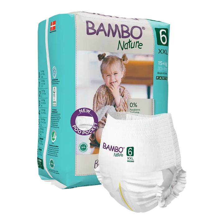 Bambo Nature (6-XXL) Pants | 18 Pants | 15+ Kg | 33+ lbs