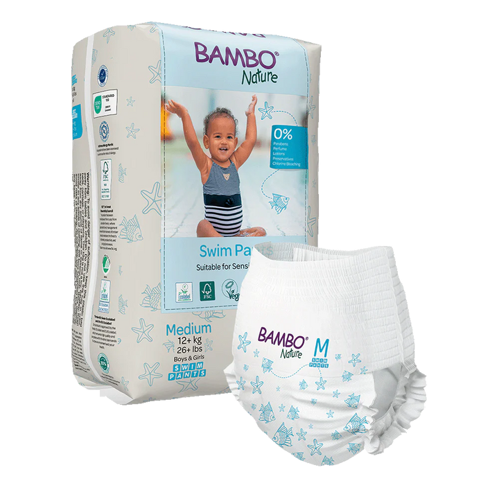 Bambo Nature (Medium) Swim Pants | 12 Pants | 12+ Kg | 26+ lbs