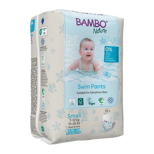 Bambo Nature (Small) Swim Pants | 12 Pants | 7-12 Kg | 15-26 lbs