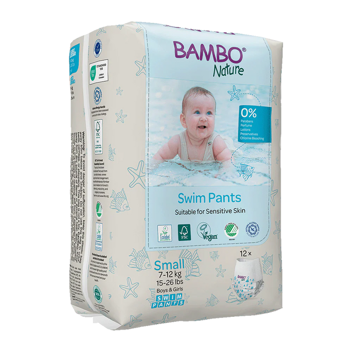 Bambo Nature (Small) Swim Pants | 12 Pants | 7-12 Kg | 15-26 lbs