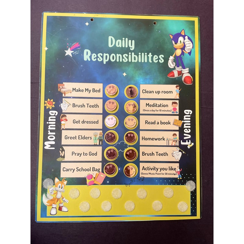 Daily Responsibility Board - Sonic