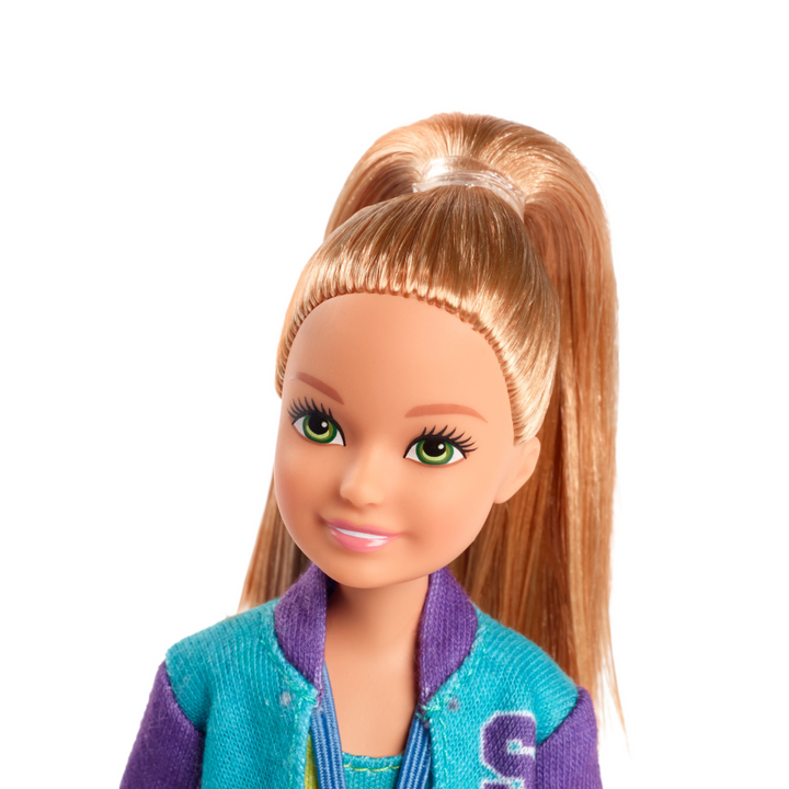 Mattel Original Licensed Barbie Team Stacie Gymnastics Doll with Accessories Playset