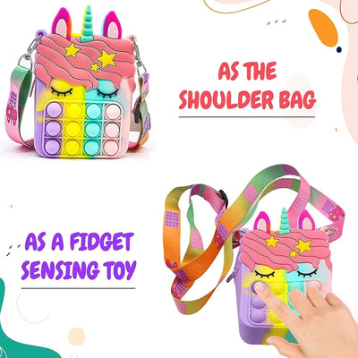 Pop It Unicorn Bag For Girls