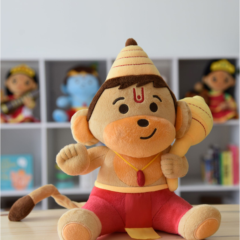 Baby Hanuman (Medium 11 Inch) Mantra Singing Plush Toy