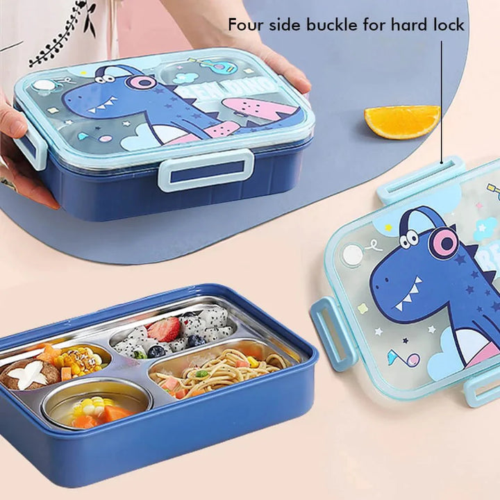 Blue Whale Stainless Steel Lunch Box | Big Size